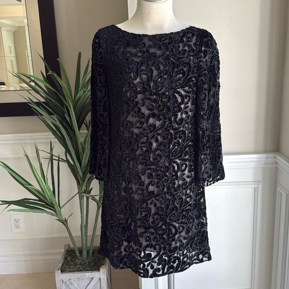 Alice & Olivia Beaded Dress Size 2